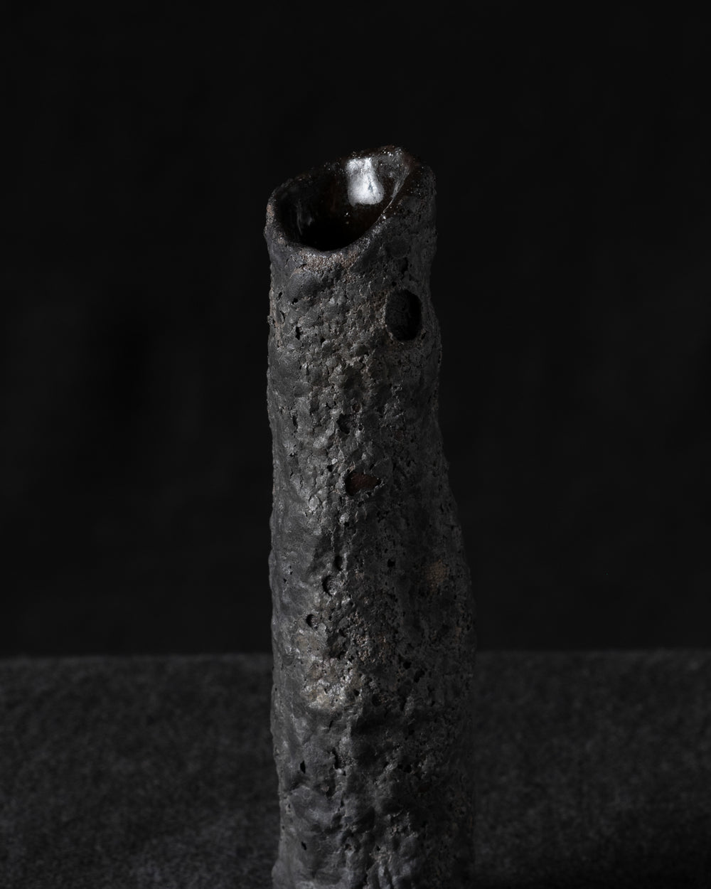 Bud Vase Trio Charcoal