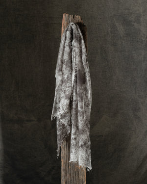 Camouflage Light Cashmere Scarf w/ Fringes Carruba
