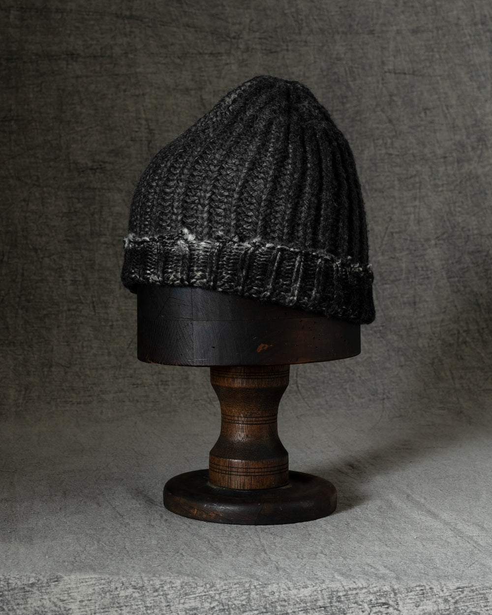 Hand Painted Corn Cob Stitch Beanie w/ Destroyed Effect N/Carruba