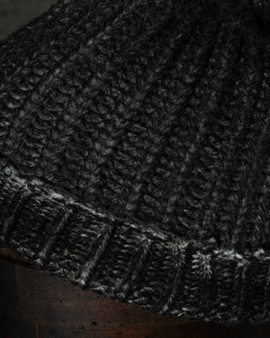 Hand Painted Corn Cob Stitch Beanie w/ Destroyed Effect N/Carruba