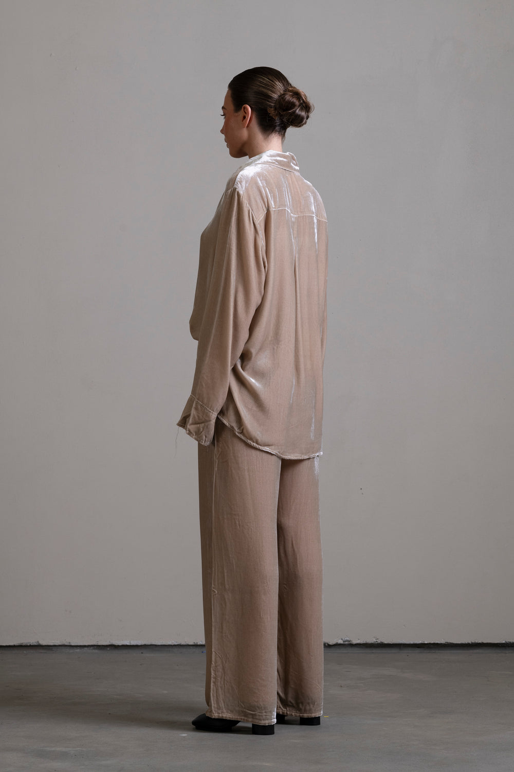 Velvet Shirt Stone
