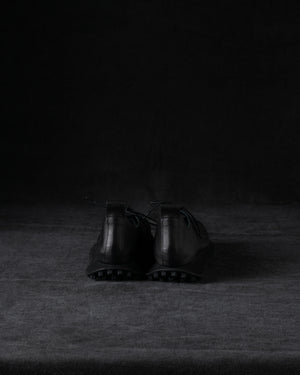Womens Low Sneakers Soft Calf Leather Matte Black