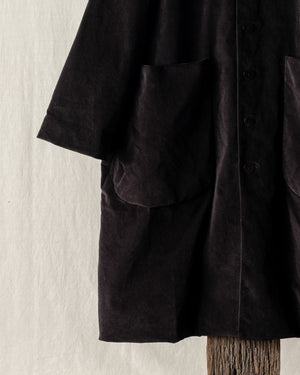 New Loose Coat Velvet Chocolate