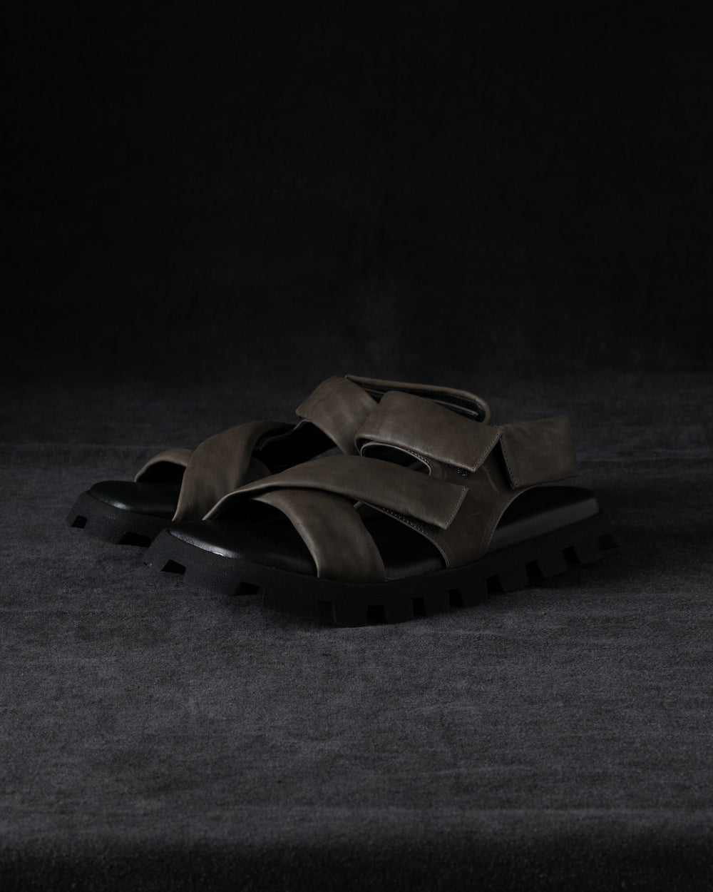 Yes Please Sandals Calf Soft Matte Taupe