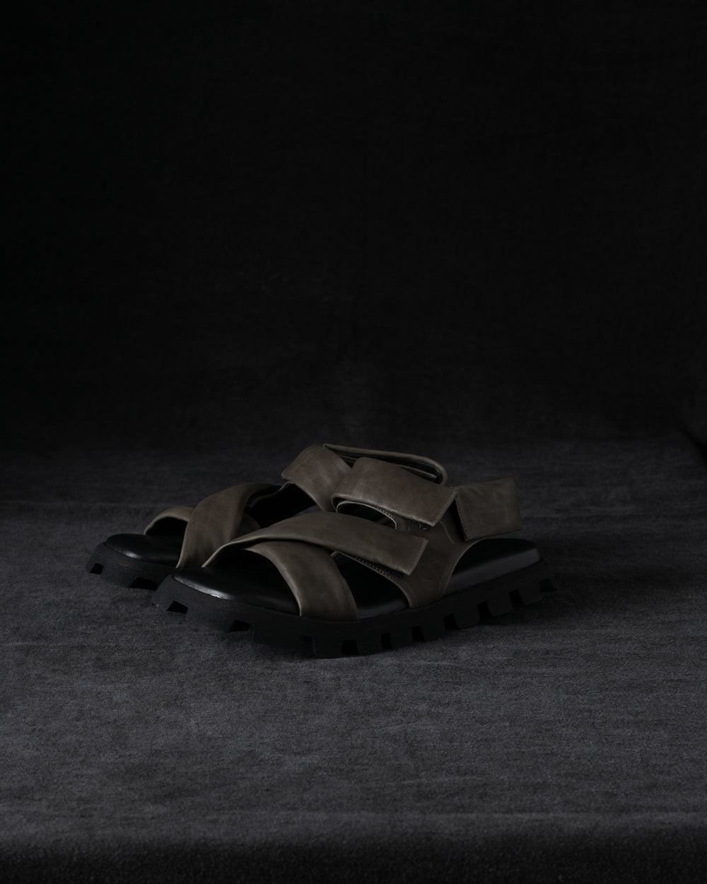 Yes Please Sandals Calf Soft Matte Taupe