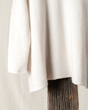 Oversized Boatneck Cashmere Oatmeal O/S