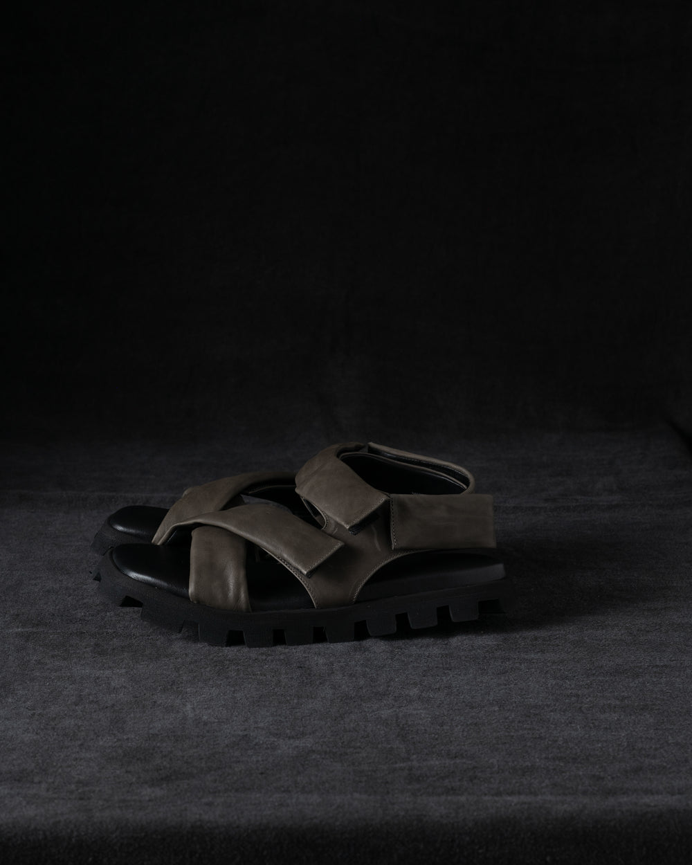 Yes Please Sandals Calf Soft Matte Taupe