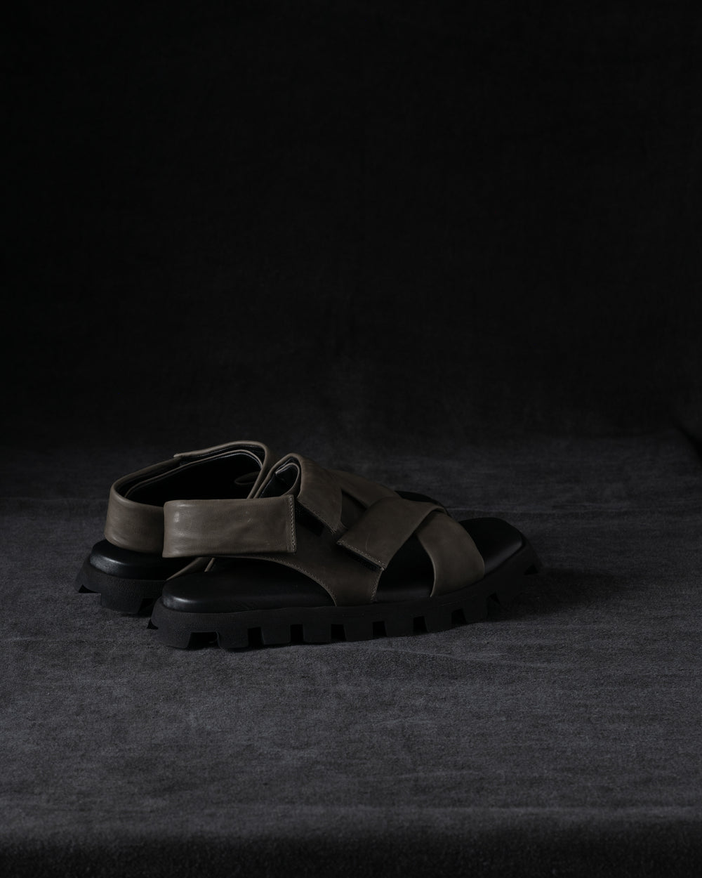 Yes Please Sandals Calf Soft Matte Taupe