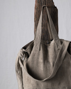 Double Dyed Cotton Linen Jacquard Two Way Unisex Tote