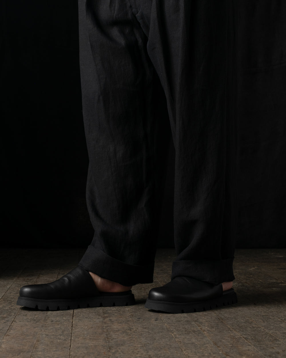 Insider Man Clogs Calf Soft Black