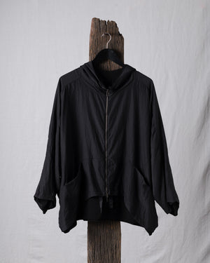 Reversible Silk Jacket Black