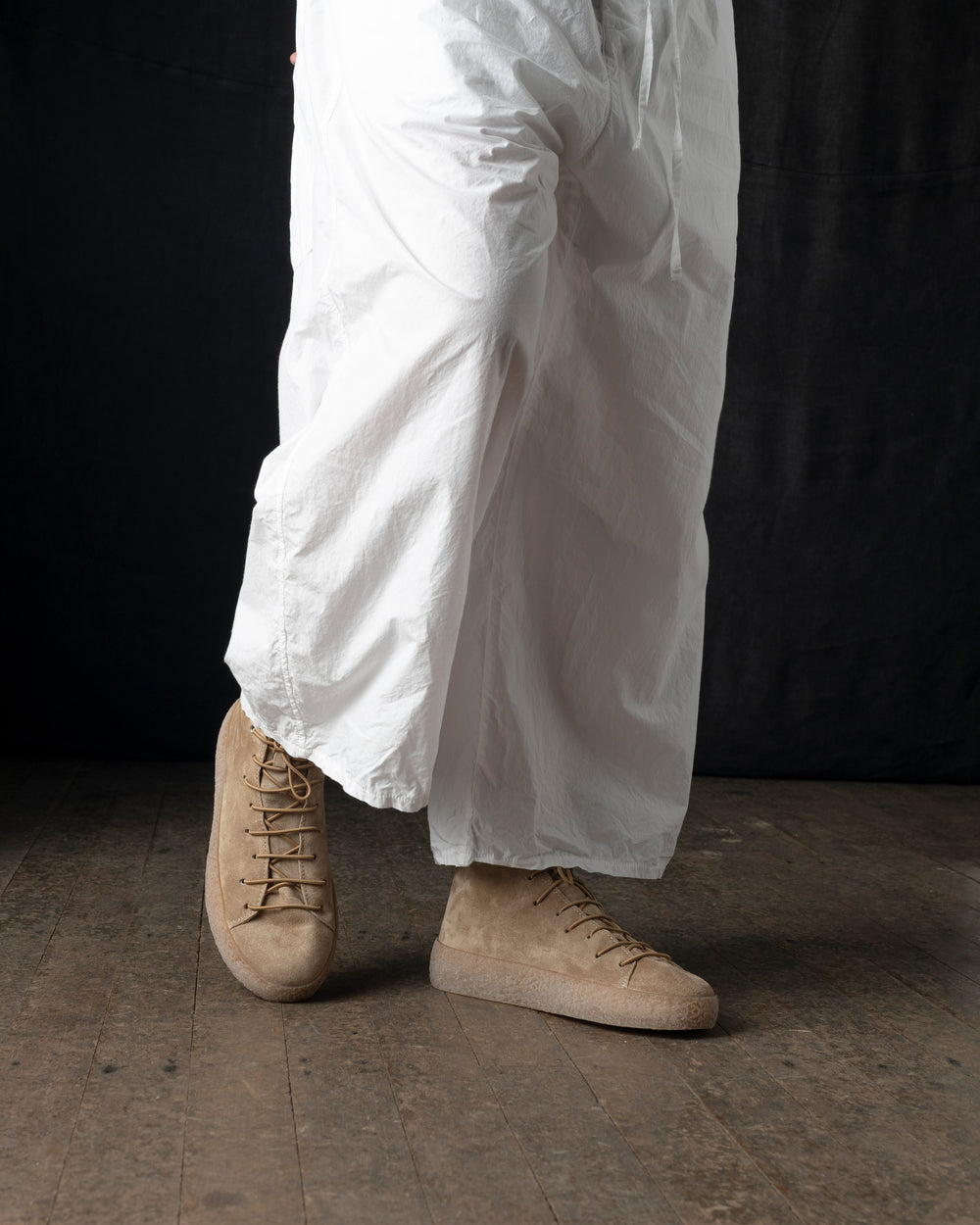 Womens Sneakers Soft Calf Suede Camel / Honey