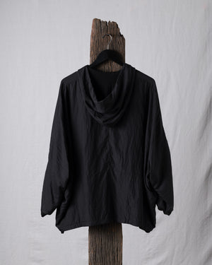 Reversible Silk Jacket Black