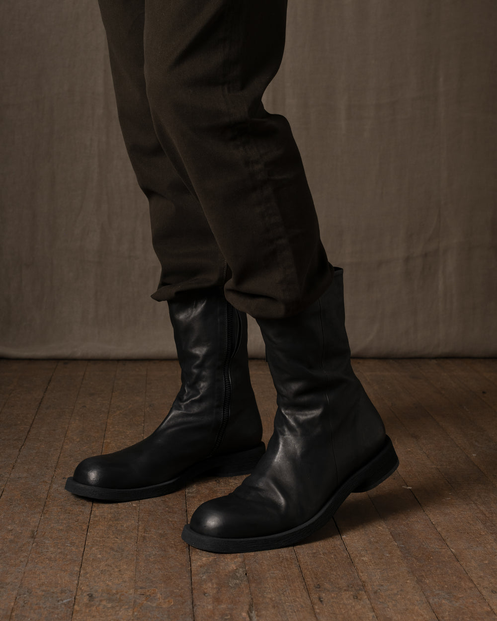 Mens Icon Boots Matte Black Soft Calf