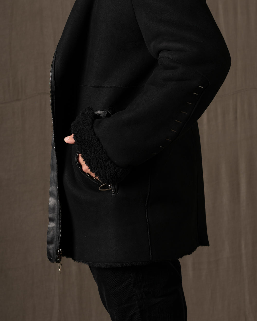 Plutone SHGR Shearling Black