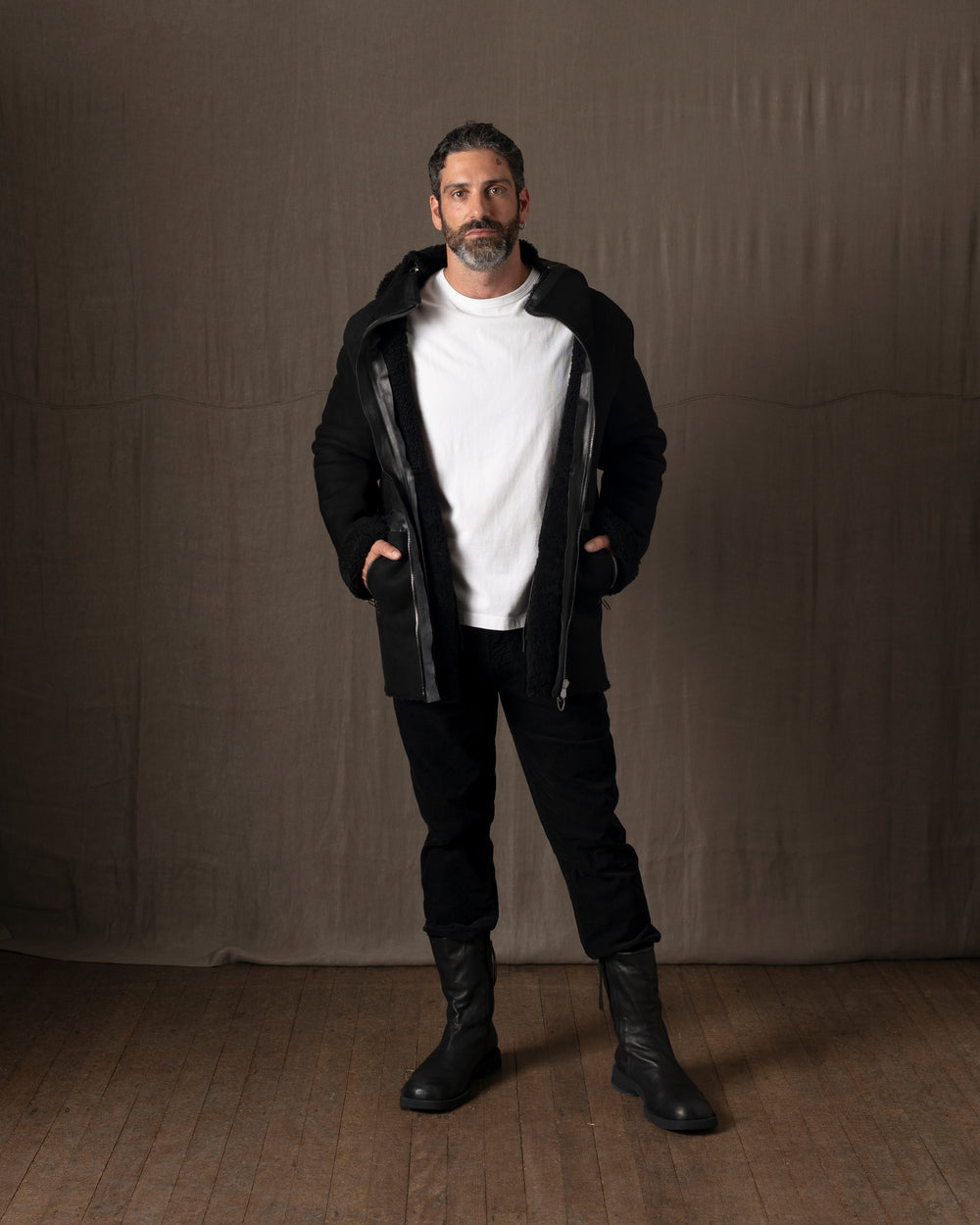 Plutone SHGR Shearling Black