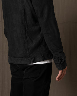 Leather Jacket Nero GU26F20098VREV