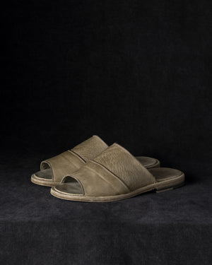 Mens Leather Sandals Dusty Sage