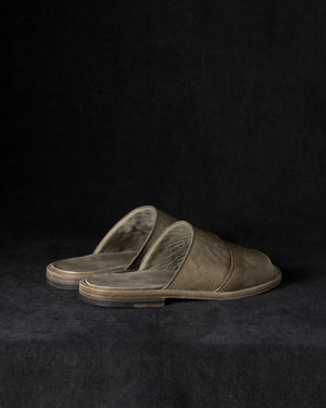 Mens Leather Sandals Dusty Sage