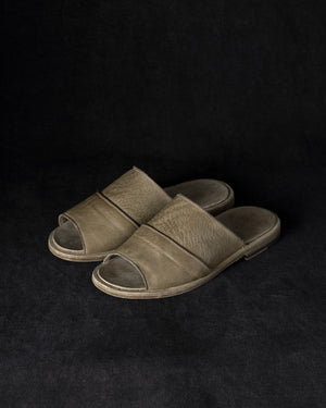 Mens Leather Sandals Dusty Sage