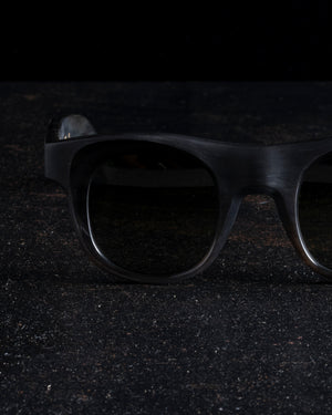 RG00UW20 Sammy Black Horn x Green Gradient Lens