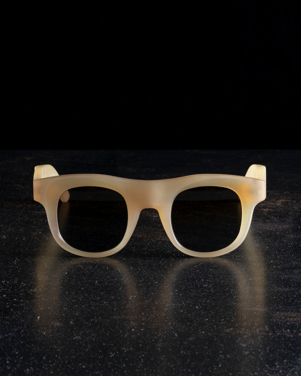 RG00UW20 Sammy Amber Horn x Bronze Blue Lens