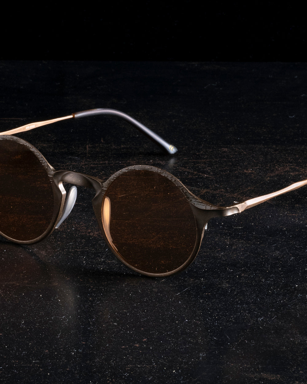 RG00UW19 Giorgio Pewter Copper x Salmon Lens Enigma Texture