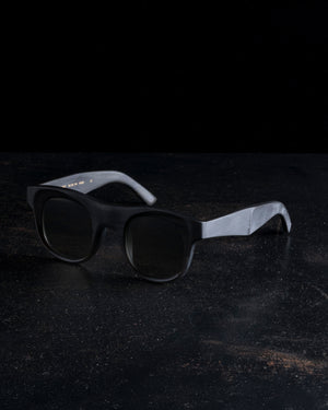 RG00UW20 Sammy Black Horn x Green Gradient Lens