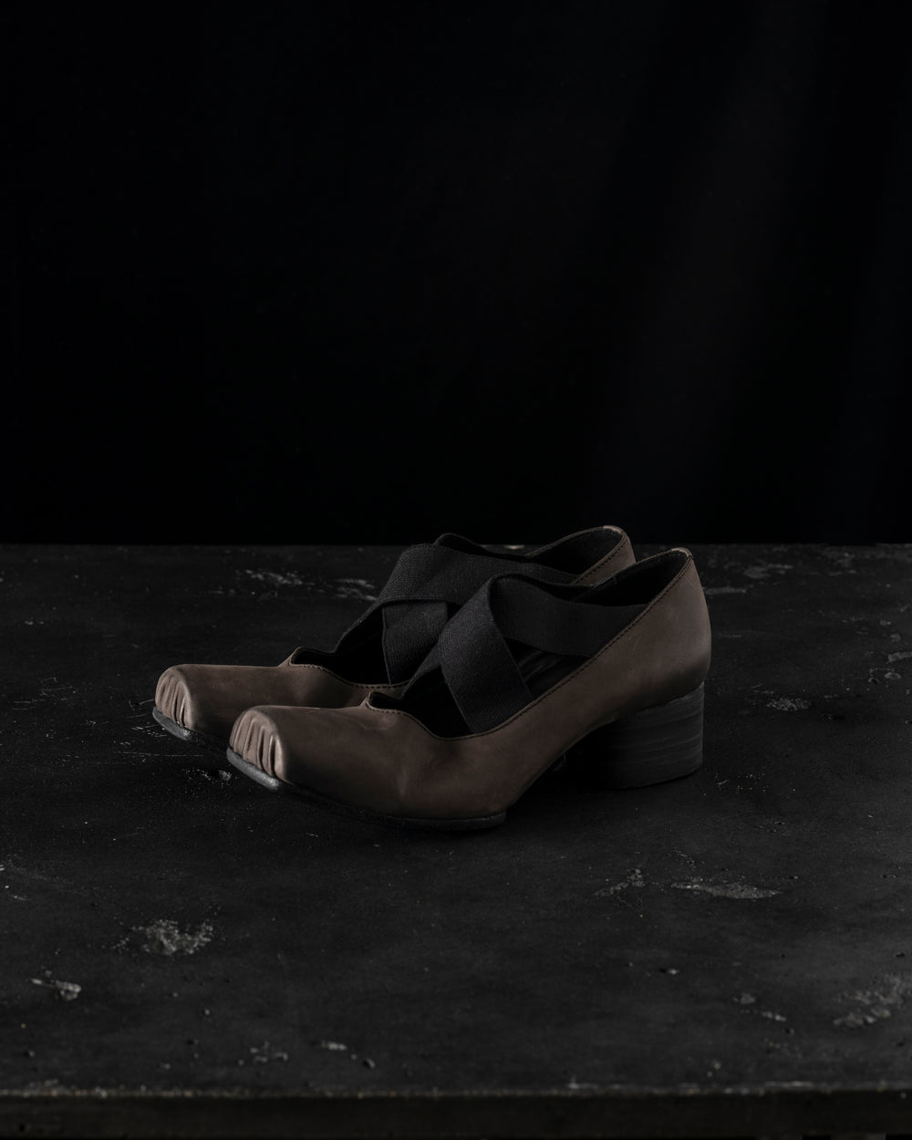 High Ballet Shoes Brown Black