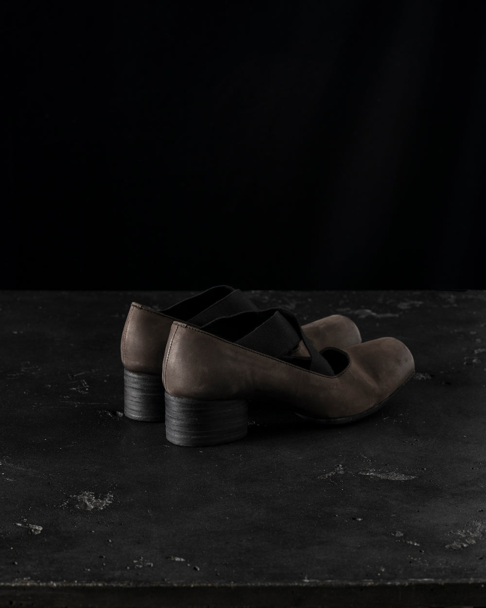 High Ballet Shoes Brown Black