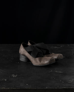 High Ballet Shoes Brown Black