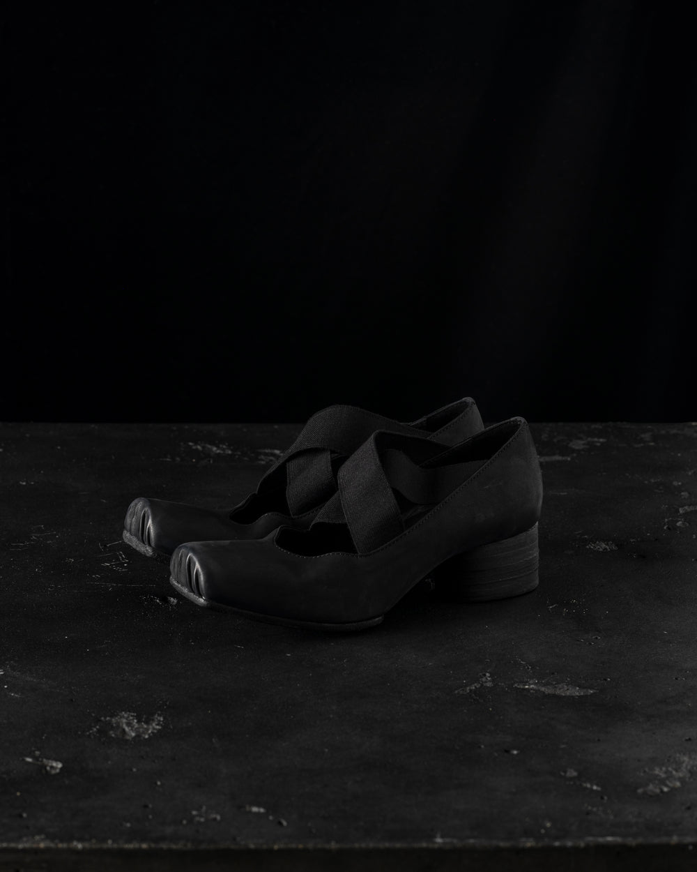 High Ballet Shoes Black