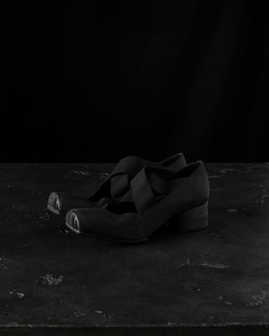 High Ballet Shoes Black