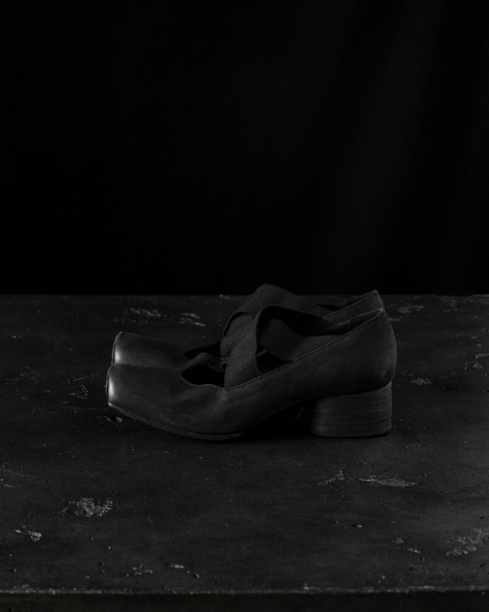 High Ballet Shoes Black