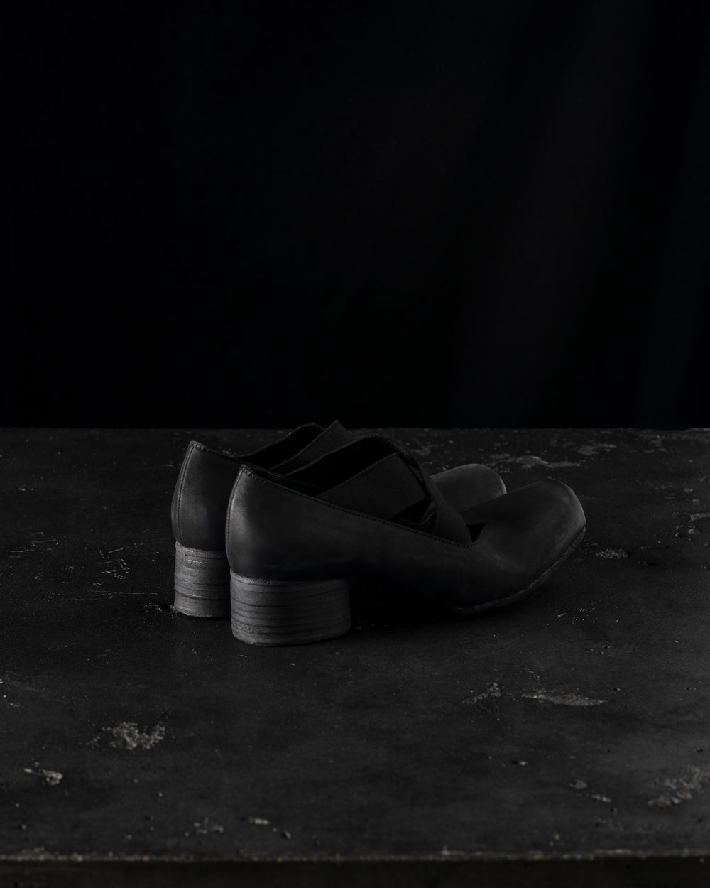 High Ballet Shoes Black