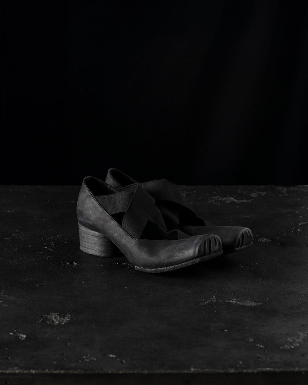 High Ballet Shoes Black