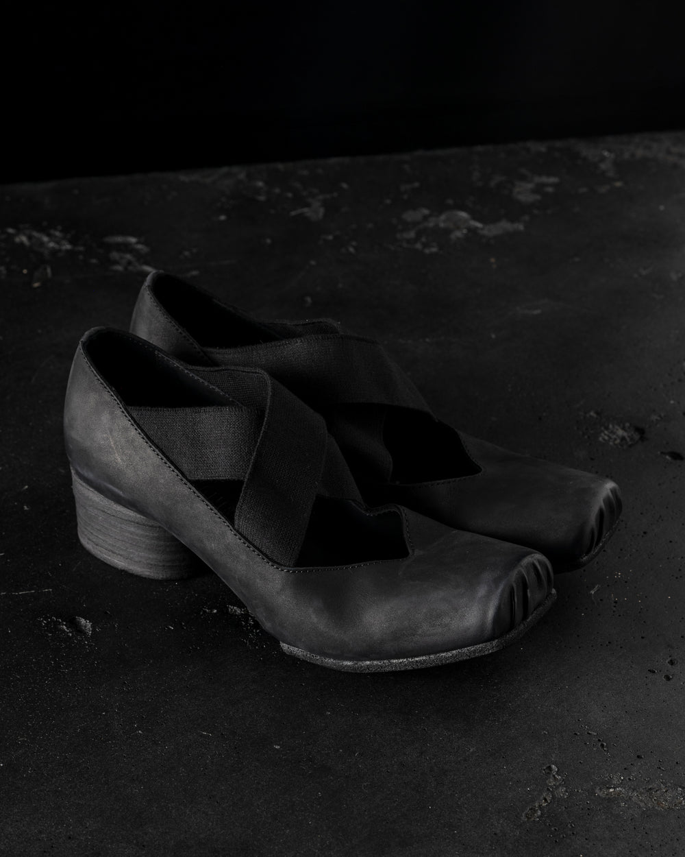 High Ballet Shoes Black