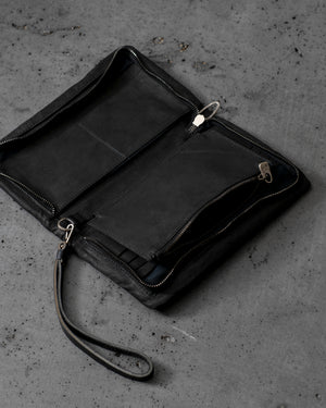 Drugi Wallet Waxed - Black