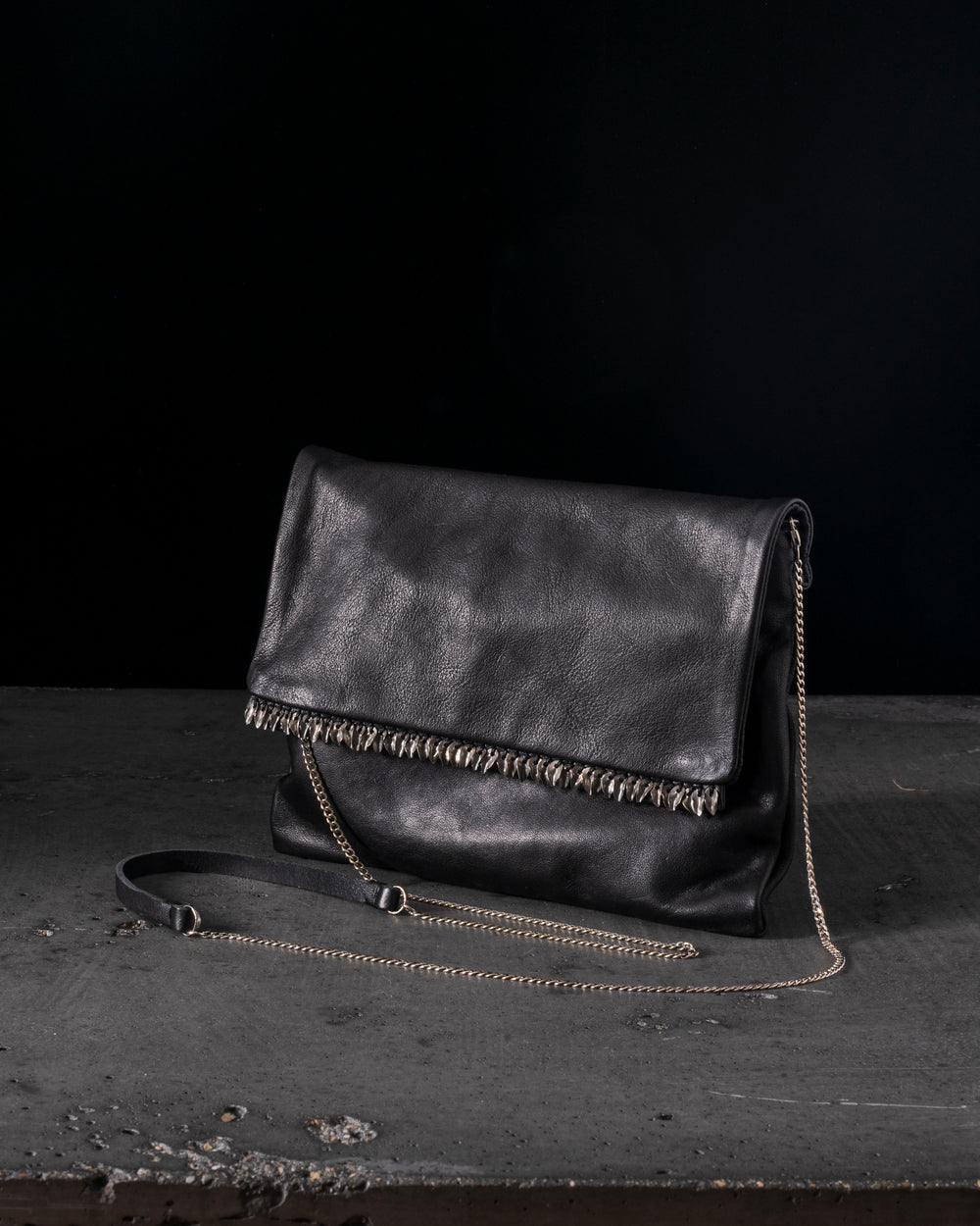 Deng Piccola Foglie Black