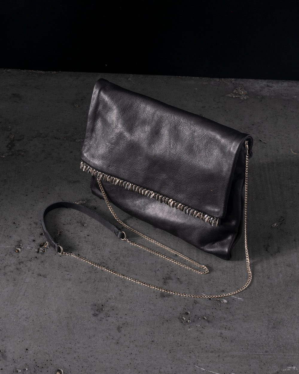 Deng Piccola Foglie Black