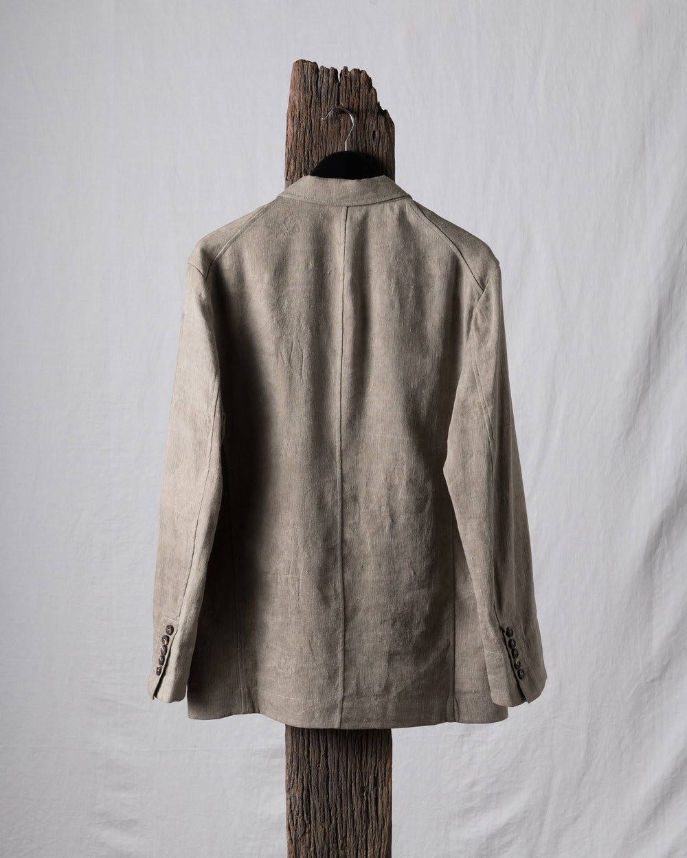 Double-Dyed Jacquard Three Button Blazer