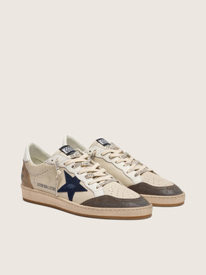 Men’s Ballstar Nappa Upper and Suede Toe w/ Blue Leather Star