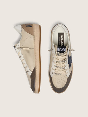 Men’s Ballstar Nappa Upper and Suede Toe w/ Blue Leather Star
