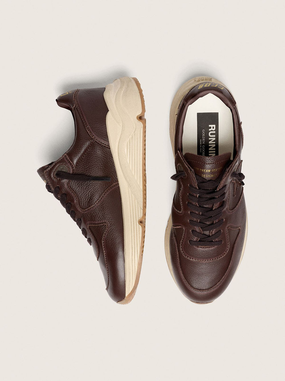 Women's Dad Star Dark Brown Leather w/ Tone-on-tone Leather Star