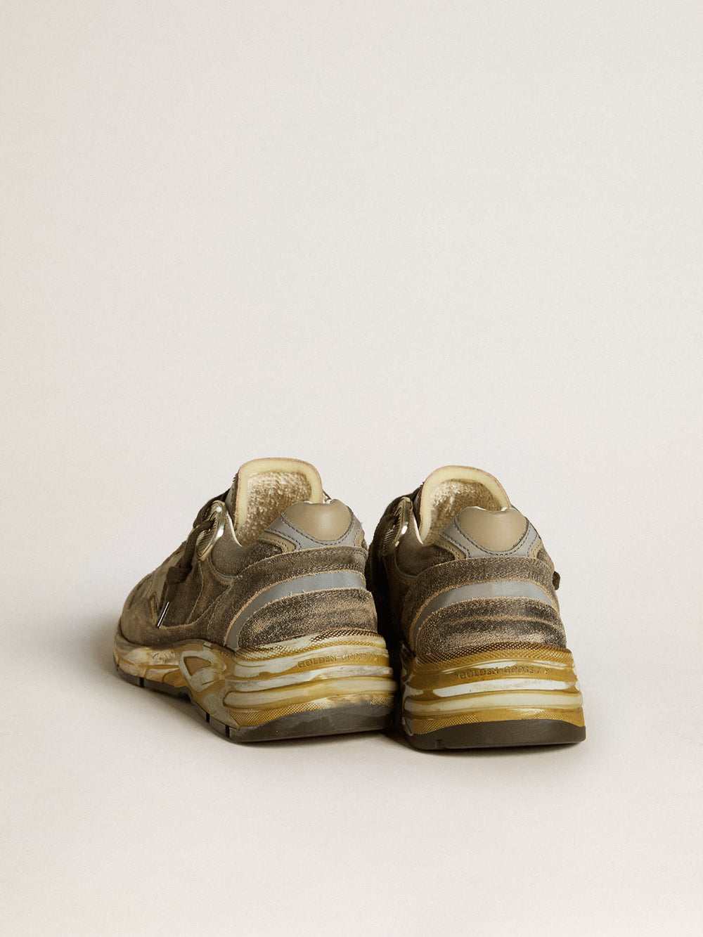 Women’s Dad Star in Suede and Nylon w/ Khaki Leather Star and Heel Tab