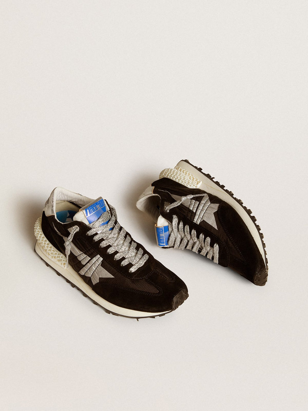Women’s Running Marathon w/ Black Ripstop Nylon Upper and Silver Star