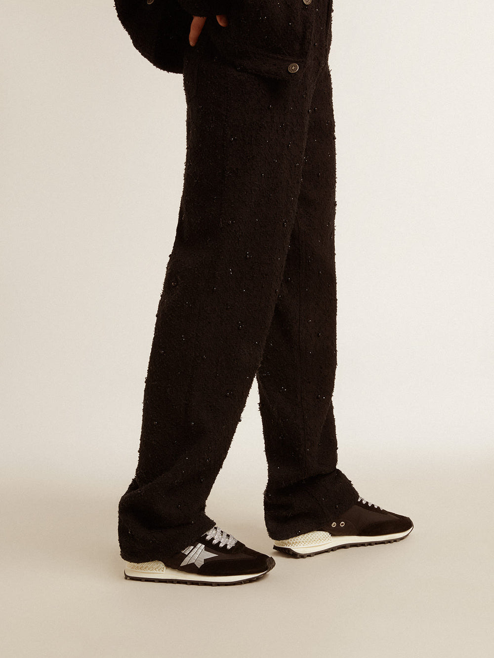 Women’s Running Marathon w/ Black Ripstop Nylon Upper and Silver Star