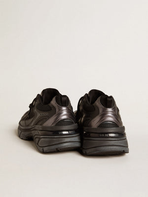 Women’s Lightstar w/ Black Leather and Mesh Upper and Black Star