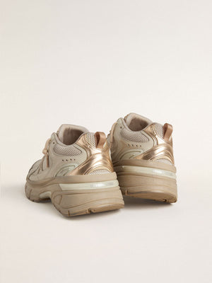 Women’s Lightstar Dove-Gray Leather and Mesh w/ Beige TPU Star
