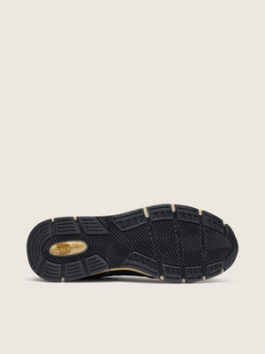 Women’s Dad-Star in Black and Silver Mesh and Nappa w/ Ice-gray star